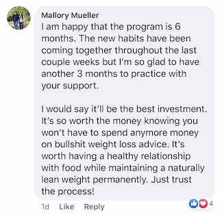 Mallory Mueller comment